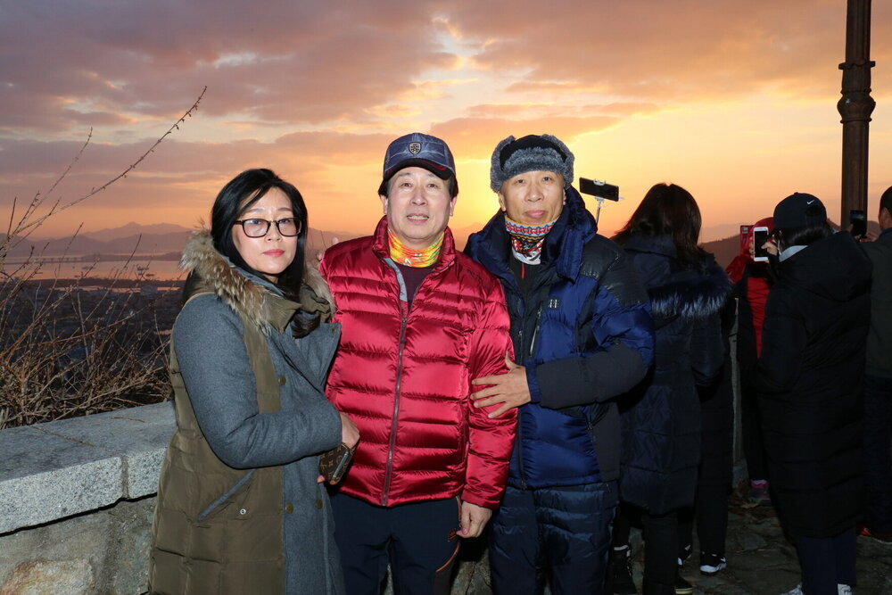 박홍률 목포시장과 찍은 사진.