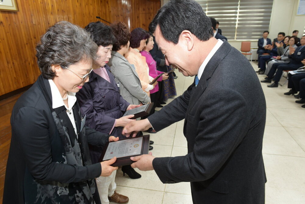 박홍률 목포시장 시상.