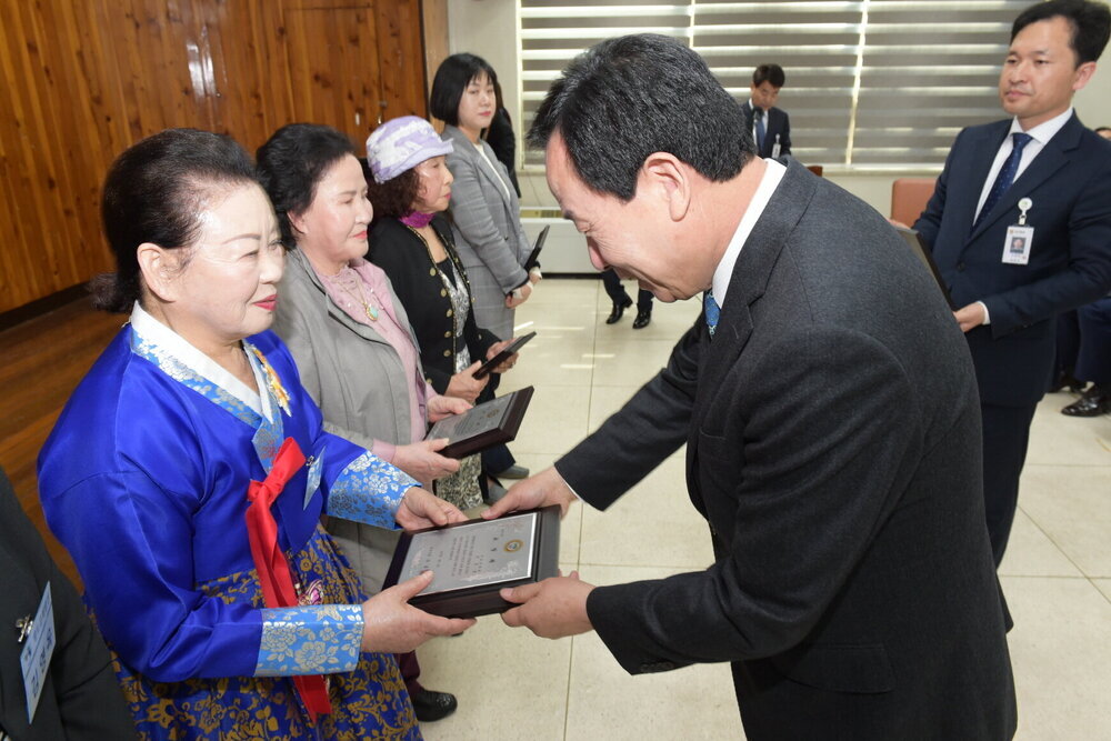 박홍률 목포시장 시상.