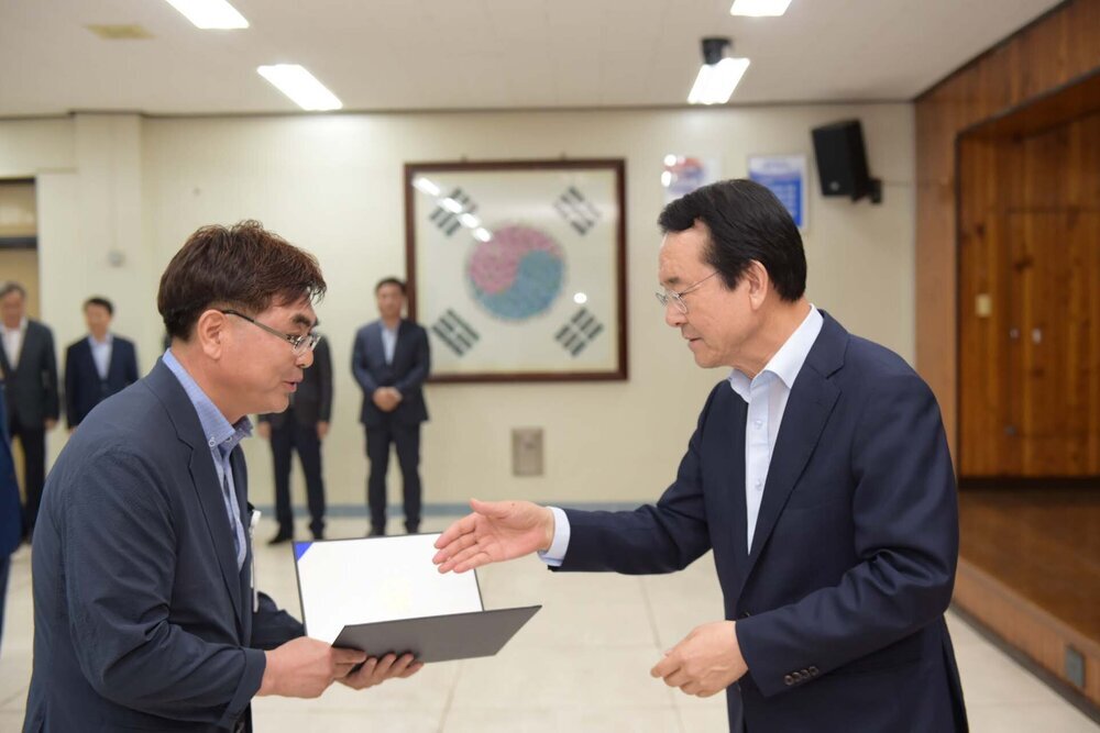 2018년08월13일 5급이하 정기인사 임용장 교부식