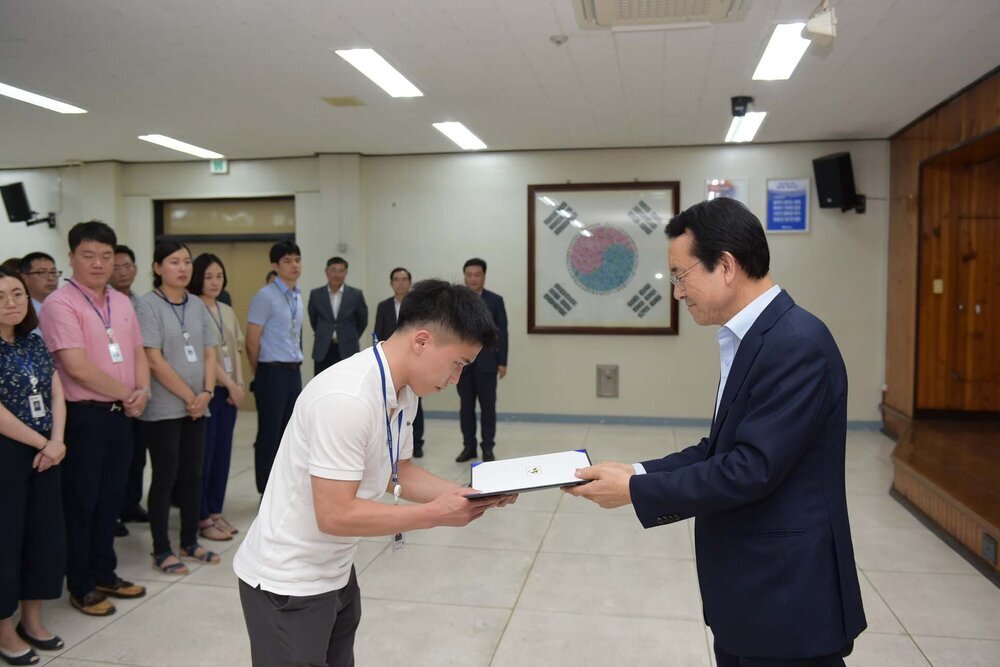 2018년08월13일 5급이하 정기인사 임용장 교부식