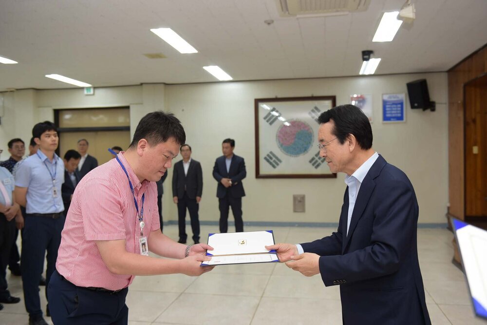 2018년08월13일 5급이하 정기인사 임용장 교부식