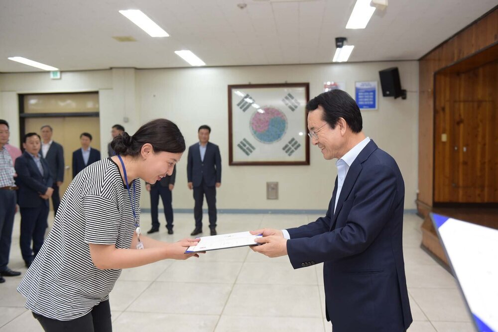 2018년08월13일 5급이하 정기인사 임용장 교부식