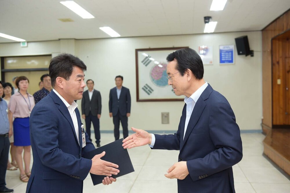 2018년08월13일 5급이하 정기인사 임용장 교부식