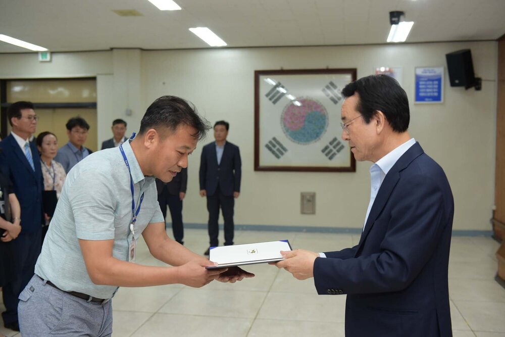 2018년08월13일 5급이하 정기인사 임용장 교부식