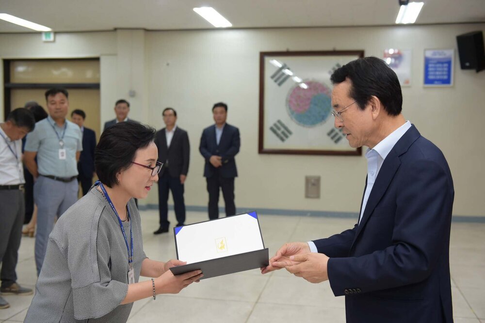 2018년08월13일 5급이하 정기인사 임용장 교부식
