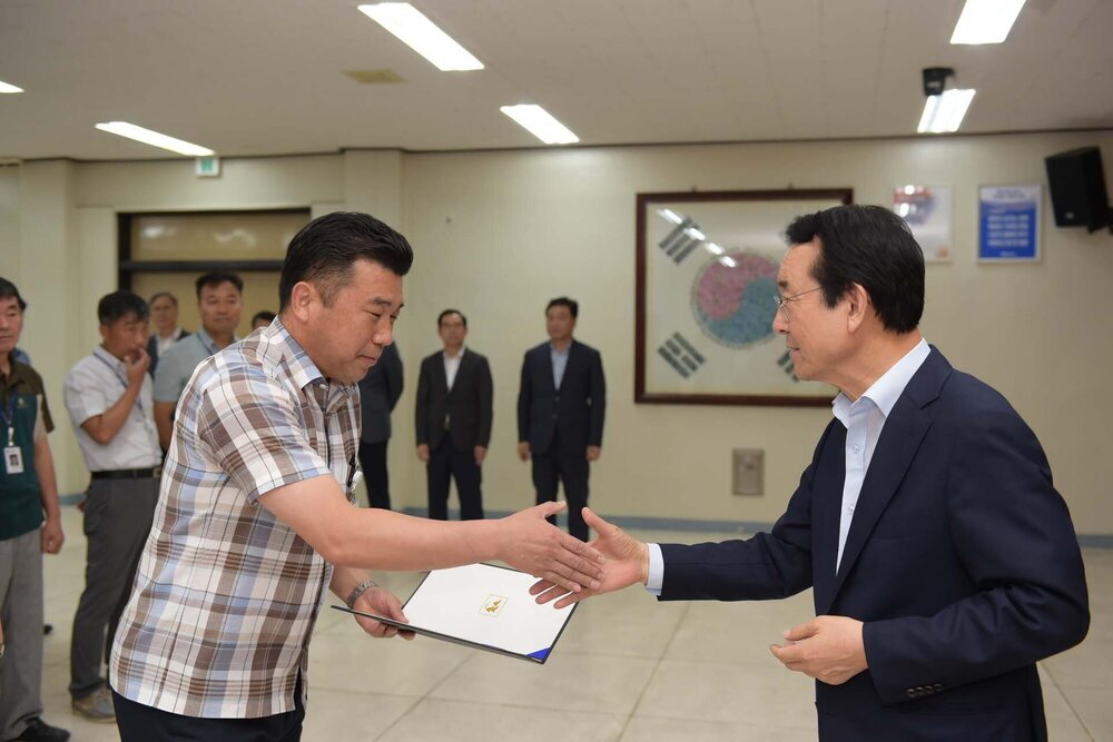 2018년08월13일 5급이하 정기인사 임용장 교부식