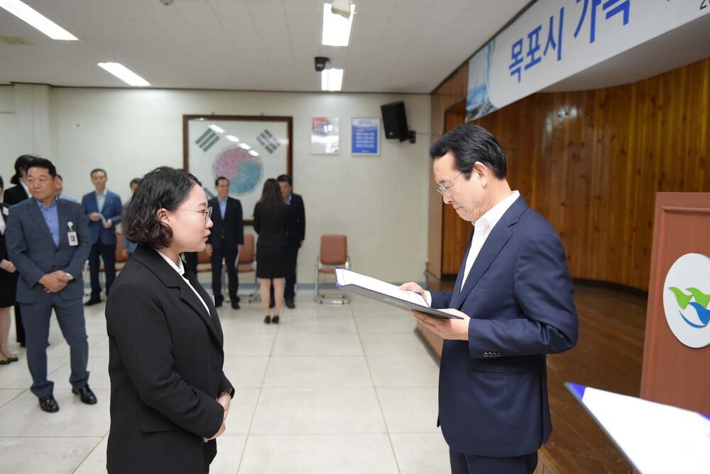 신규공무원 임용장수여식(08.31.상황실)