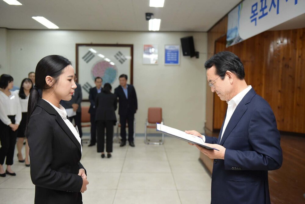 신규공무원 임용장수여식(08.31.상황실)