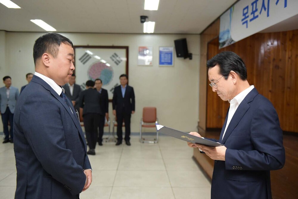 신규공무원 임용장수여식(08.31.상황실)