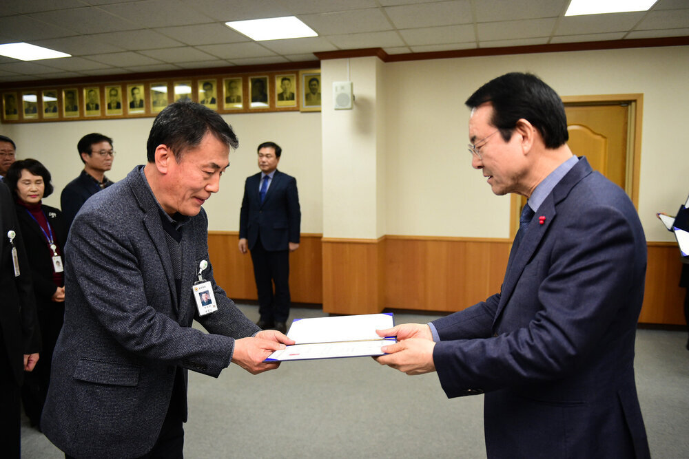 2019년도 상반기 5급이상 임용장교부