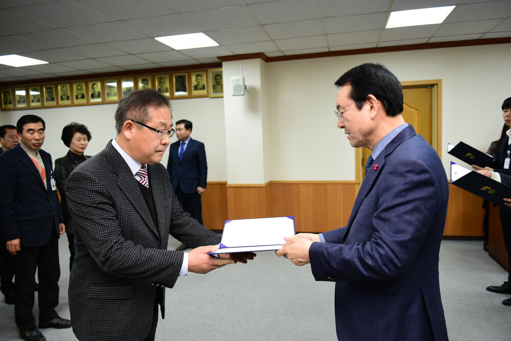 2019년도 상반기 5급이상 임용장교부