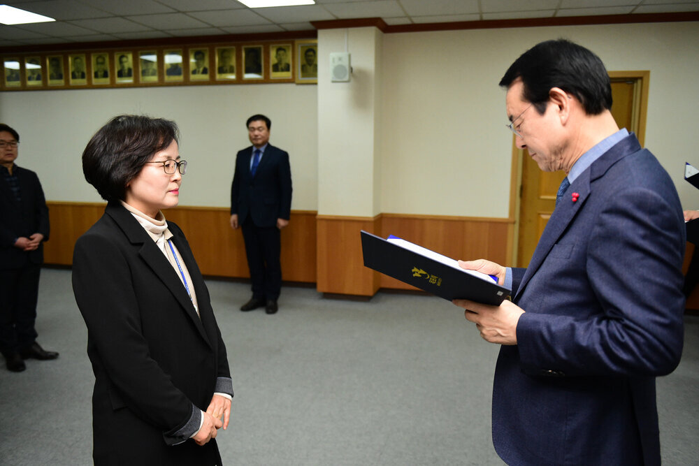 2019년도 상반기 5급이상 임용장교부