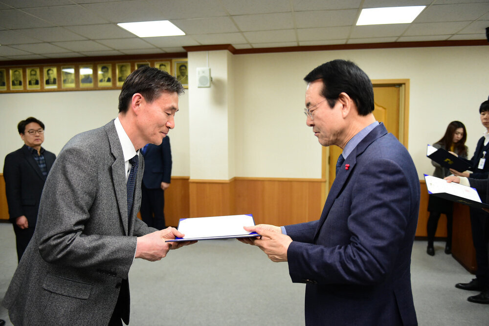 2019년도 상반기 5급이상 임용장교부