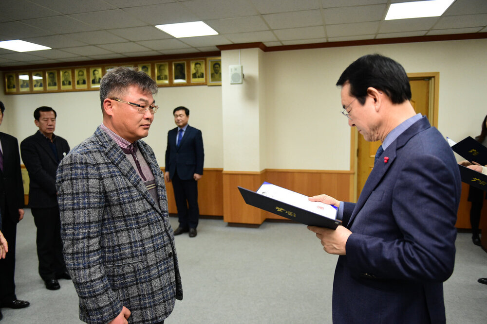2019년도 상반기 5급이상 임용장교부