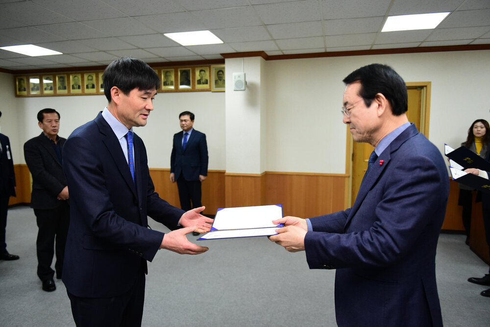 2019년도 상반기 5급이상 임용장교부