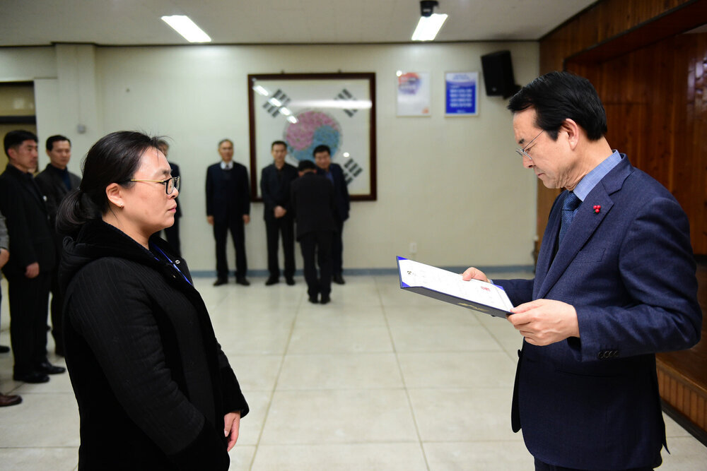 2019년도 상반기 6급이하 정기인사 임용장교부-1