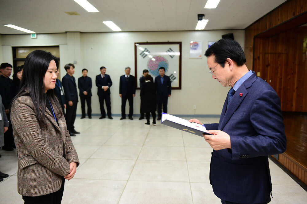 2019년도 상반기 6급이하 정기인사 임용장교부-1