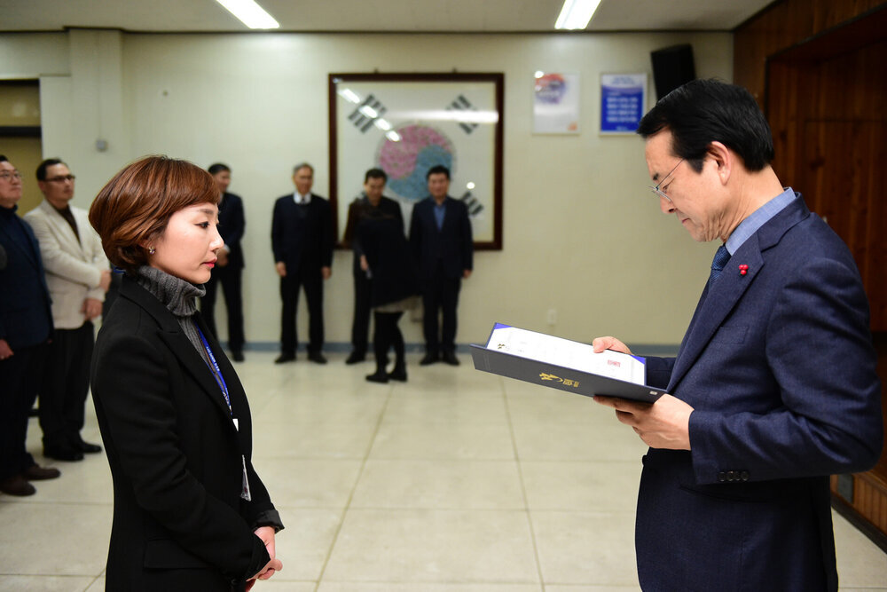 2019년도 상반기 6급이하 정기인사 임용장교부-2