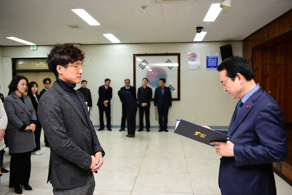 2019년도 상반기 6급이하 정기인사 임용장교부-3