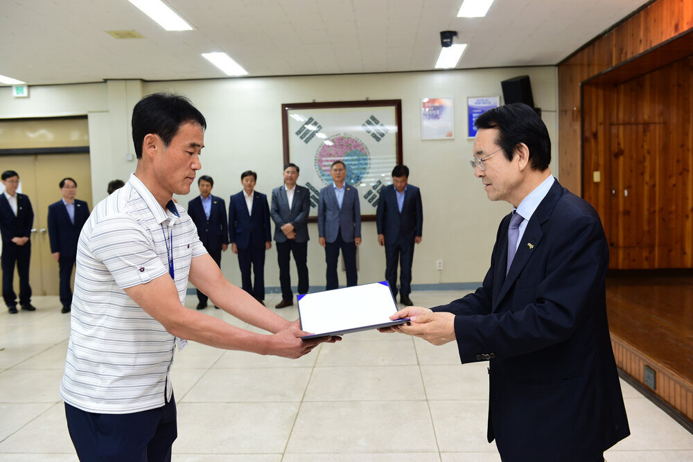  2019년도 하반기 4급이하 정기인사  임용장 교부