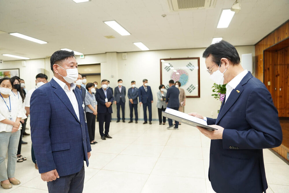 2021년도 하반기 4급 이하 정기인사 임용장 수여식 -1