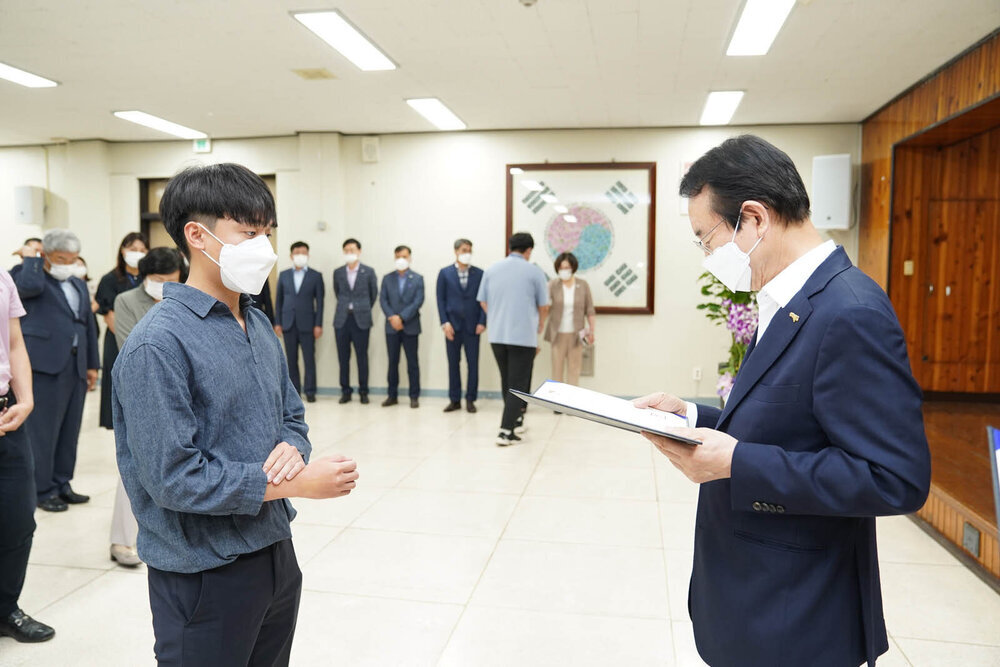 2021년도 하반기 4급 이하 정기인사 임용장 수여식 -1