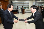 박홍률 목포시장 임용장 전달.