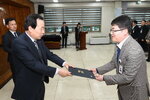 박홍률 목포시장 임용장 전달.
