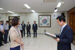 2018년08월13일 5급이하 정기인사 임용장 교부식