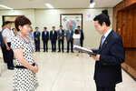  2019년도 하반기 4급이하 정기인사  임용장 교부