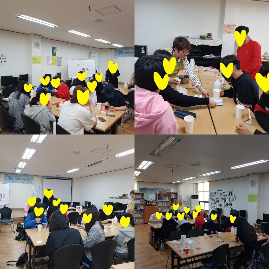 캔들 만드는 사진